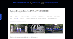 Desktop Screenshot of custom-driveway-gates.com